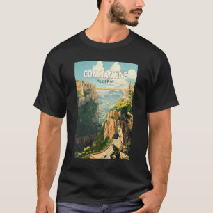 Constantine Algerien Reise Kunst Vintage T-Shirt