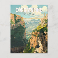 Constantine Algerien Reisen Kunst Vintag