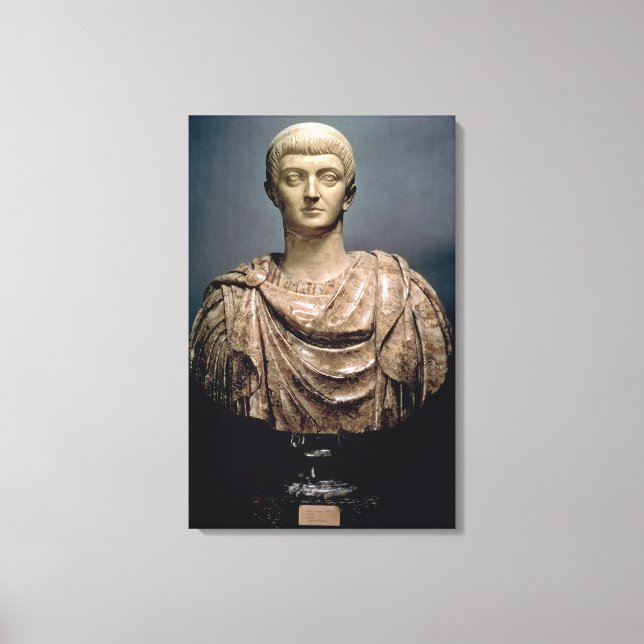 Constantine I (C.274-337) c.350 AD (Marble) Leinwanddruck (Vorderseite)