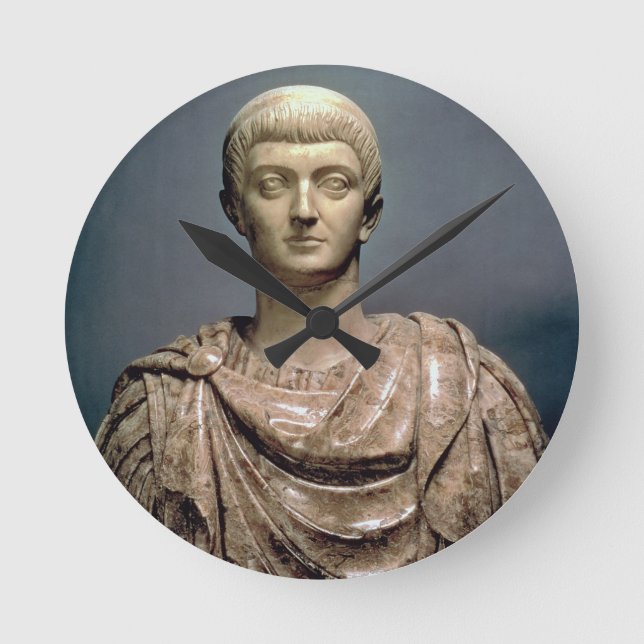 Constantine I (C.274-337) c.350 AD (Marble) Runde Wanduhr (Vorderseite)