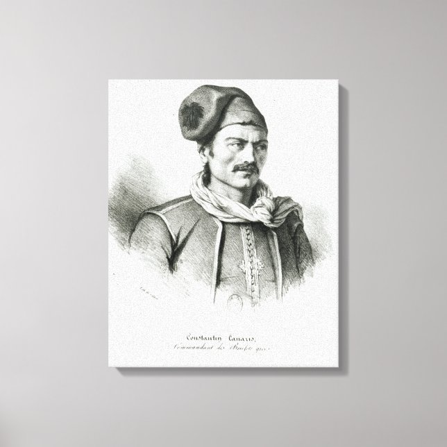 Constantine Kanaris Leinwanddruck (Vorderseite)