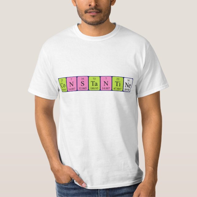 Constantine Periodenname Shirt (Vorderseite)