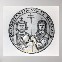 Constantine VI. und seine Mutter Irene