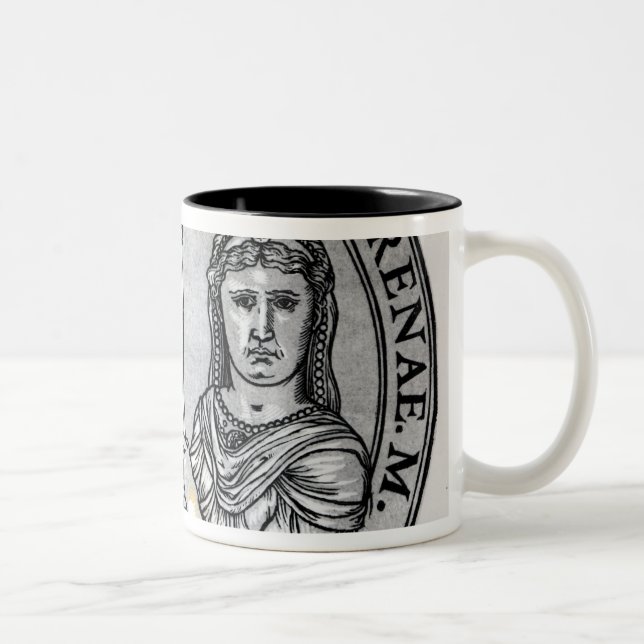Constantine VI und seine Mutter Irene Zweifarbige Tasse (Rechts)