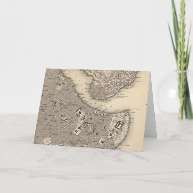 Constantinopol Stambool Feiertagskarte (Vorderseite)