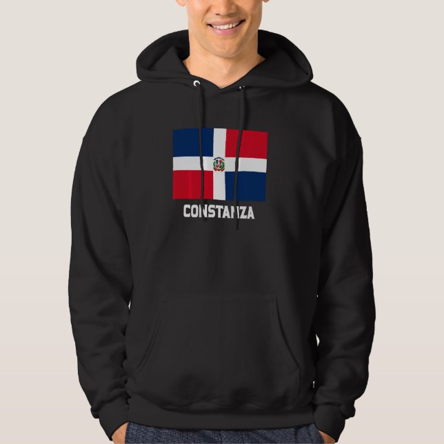 Constanza Dominikanische Republik Emblem Escudo Cr Hoodie (Vorderseite)