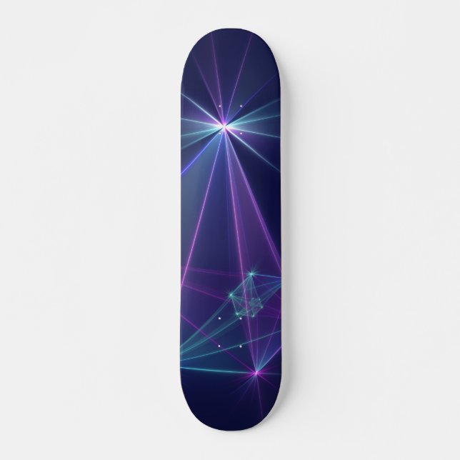 Constellation, Abstrakt Fantasy Fraktal Art Skateboard (Vorne)