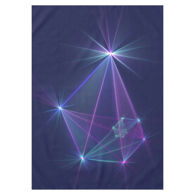 Constellation, Abstrakt Fantasy Fraktal Art Tischdecke (Vorderseite)
