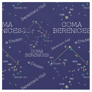 Constellation Coma Berenices Stoff