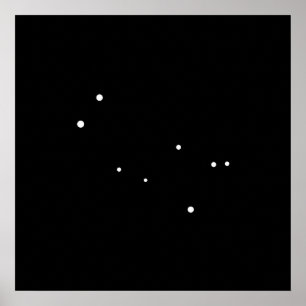 Constellation Gemini von Leslie Paprikaschoten Poster
