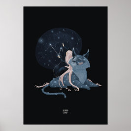 CONSTELLATION LYNX von Alexandra Dikaia Poster