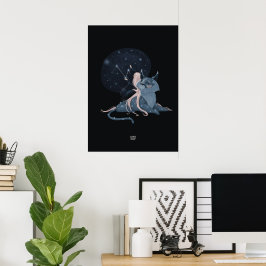 CONSTELLATION LYNX von Alexandra Dikaia Poster