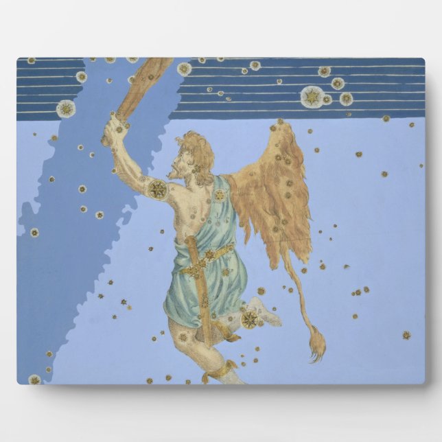 Constellation of Orion, from 'Uranometria' by Joha Fotoplatte (Vorderseite)