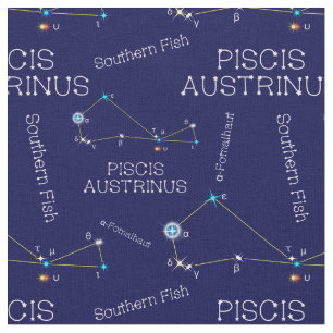 Constellation Piscis Austrinus Stoff