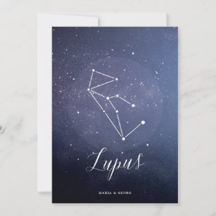 Constellation Star Celestial Tischnummer Lupus