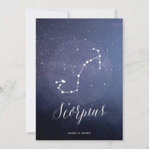 Constellation Star Celestial Tischnummer Scorpius