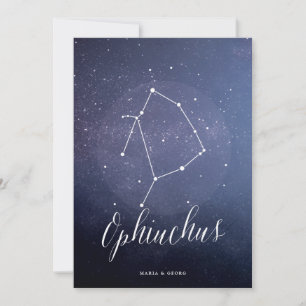 Constellation Star Tischnummer Ophiuchus