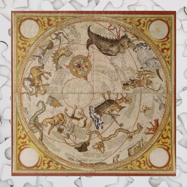 Constellation Stars Southern Sky Vintag Astronomie Puzzle (Von Creator hochgeladen)