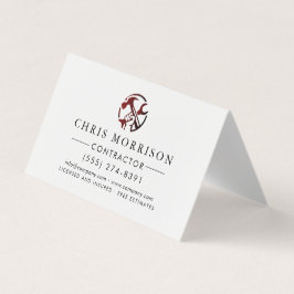 Construction Business Marketing Logo Visitenkarten