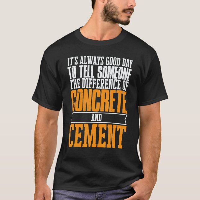 Construction Concrete Finisher 12 T-Shirt (Vorderseite)