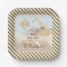 Construction Dump Truck Boy Baby Shower
