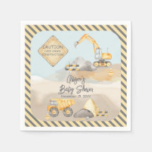 Construction Dump Truck Boy Baby Shower