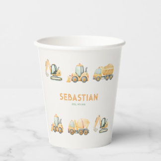 Construction Dump Truck Party Paper Cup Pappbecher