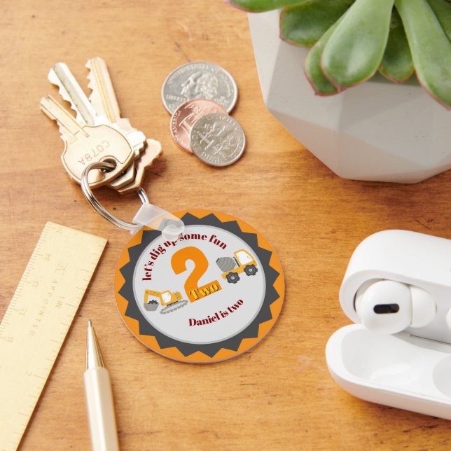 Construction Dump Truck Schlüsselanhänger (Schreibtisch)