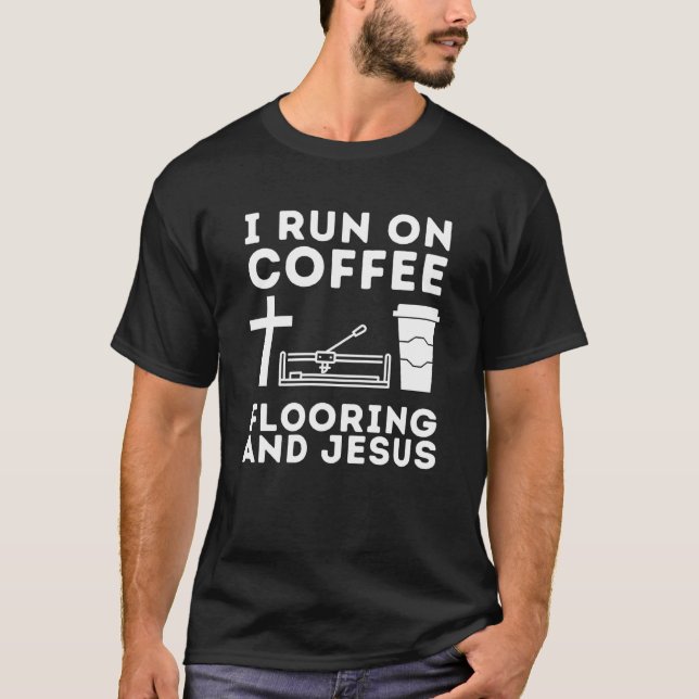 Construction Floor Installer Flooring Contractor T-Shirt (Vorderseite)