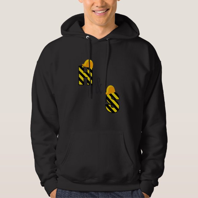 Construction Protection Health and Safety H & S Hoodie (Vorderseite)