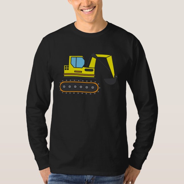 Construction site  idea u2013 diggers love digging T-Shirt (Vorderseite)