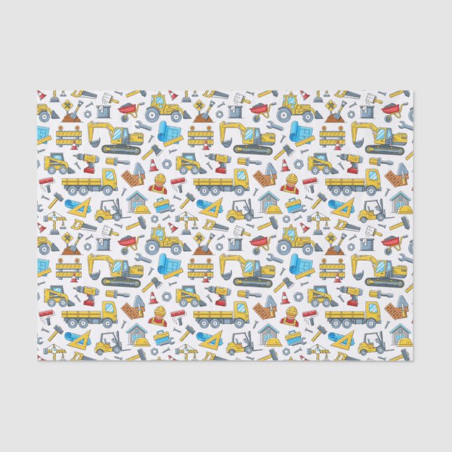 Construction Tissue Paper Seidenpapier (Vorderseite)