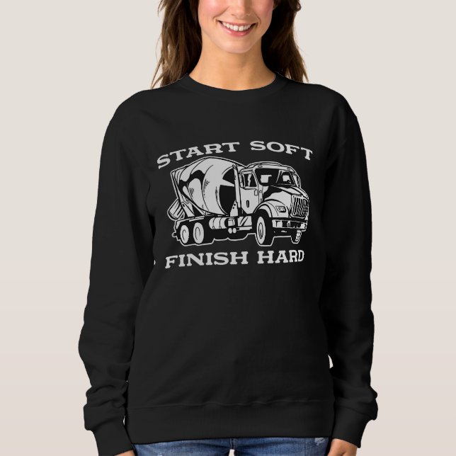 Construction Worker Concrete Finisher Sweatshirt (Vorderseite)