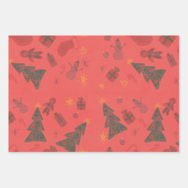 Construction wrapping paper geschenkpapier set
