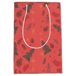 Construction wrapping paper mittlere geschenktüte