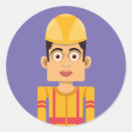 Constructor Runder Aufkleber
