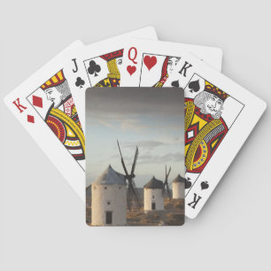 Consuegra, antike Windmühlen La Mancha Spielkarten