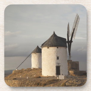 Consuegra, antike Windmühlen von La Mancha Getränkeuntersetzer