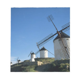 Consuegra, La Mancha, Spanien, Windmühlen 2 Notizblock