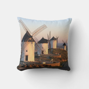Consuegra, La Mancha, Spanien, Windmühlen Kissen