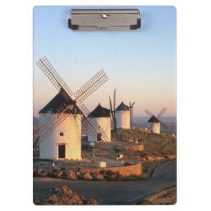 Consuegra, La Mancha, Spanien, Windmühlen Klemmbrett