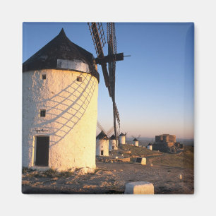 Consuegra, La Mancha, Spanien, Windmühlen Magnet