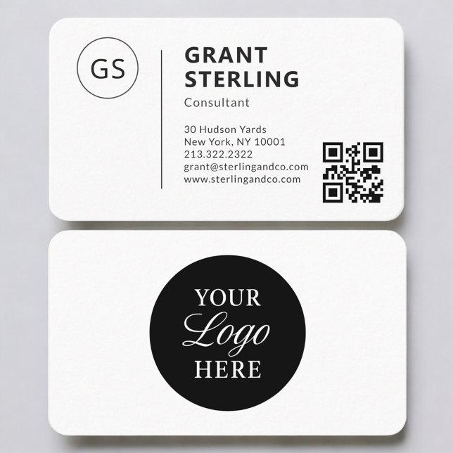 Consultant QR Code Logo Professional Visitenkarte (Von Creator hochgeladen)