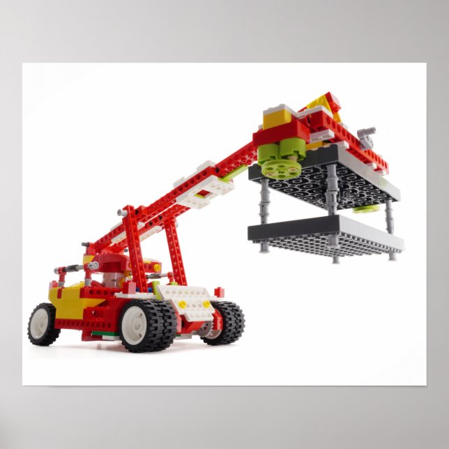 Container Crane Truck Poster (Vorne)