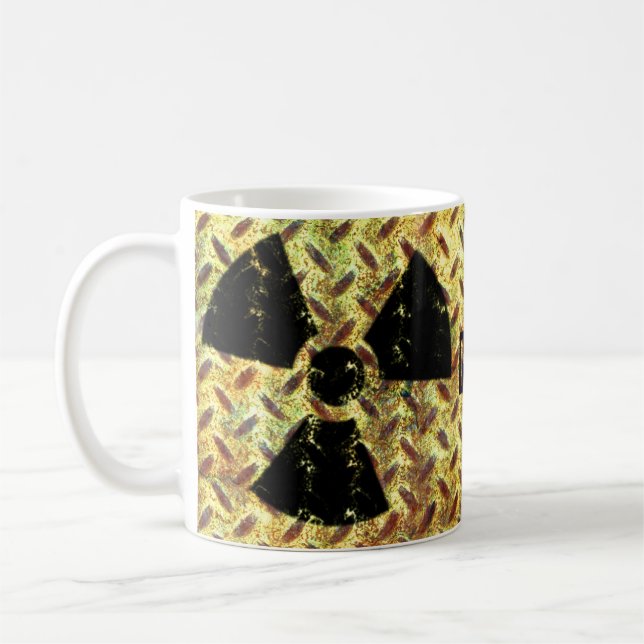 Container für hochradioaktive Abfälle - Kaffeetasse (Links)