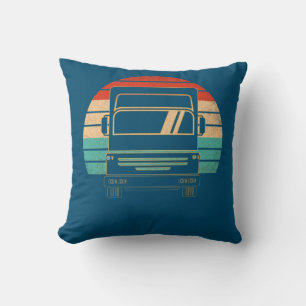 Container Struck 70s Delivery Sunset Father's Day Kissen