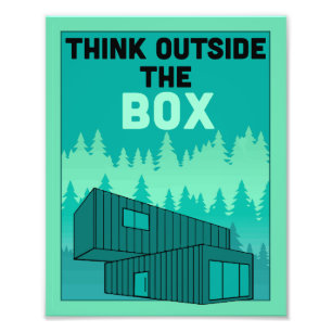 Container-Zuhause Fotodruck