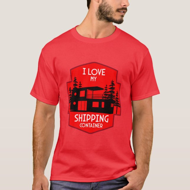 Container-Zuhause T-Shirt (Vorderseite)