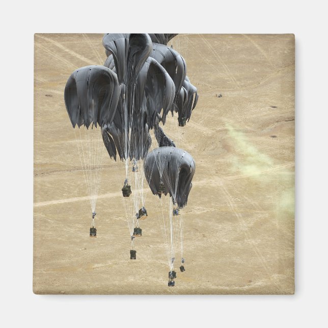 Container-Zustellsystem bündelt Fallschirm Magnet (Vorne)