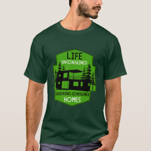 Containerarchitektur beim Versand T-Shirt